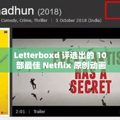 Letterboxd 评选出的 10 部最佳 Netflix 原创动画电影