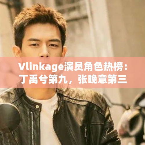 Vlinkage演员角色热榜：丁禹兮第九，张晚意第三，第一实至名归