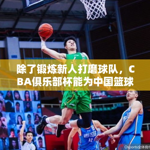 除了锻炼新人打磨球队，CBA俱乐部杯能为中国篮球带来什么 - 今日头条