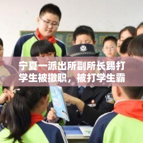 宁夏一派出所副所长踢打学生被撤职，被打学生霸凌同学？教育局：偶发情况，无长期霸凌 - 今日头条