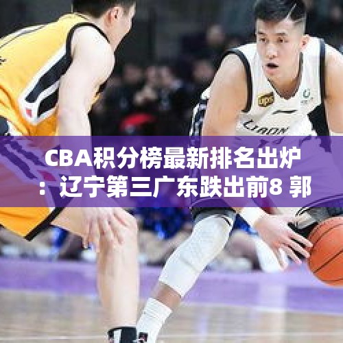 CBA积分榜最新排名出炉：辽宁第三广东跌出前8 郭艾伦斩获第4胜！ - 今日头条