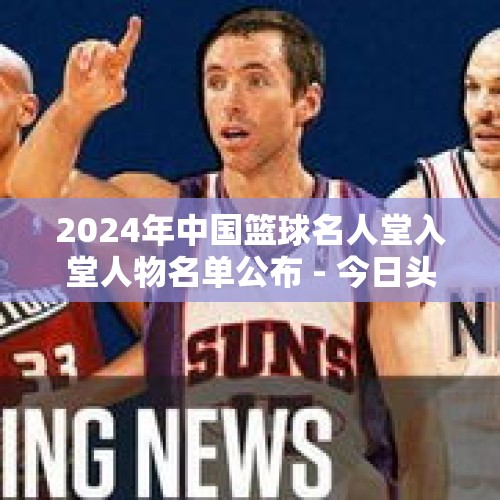 2024年中国篮球名人堂入堂人物名单公布 - 今日头条