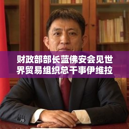 财政部部长蓝佛安会见世界贸易组织总干事伊维拉 - 今日头条